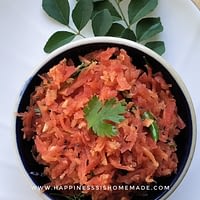 Gajarachi Koshimbir | Carrot Koshimbir | Maharashtrian style koshimbir