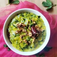 Methi Pithla | Methiche Aalan | Maharashtrian pithla recipe
